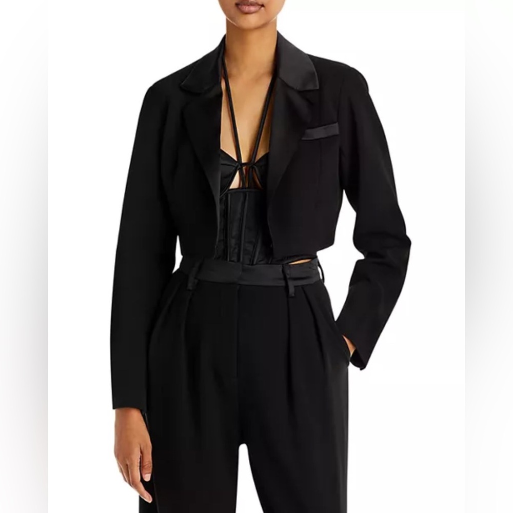 Aqua x Maeve Reilly Cropped Blazer - NEVER WORN